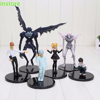 Instore โมเดลฟิกเกอร์ PVC รูปปั้นอนิเมะ Death Note Yagami Light Ryuk Rem Ryuuku Misa ของเล่นสําหรับเด็ก