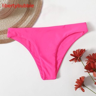 【libertybubbler】ชุดว่ายน้ํา เอวสูง สีชมพู สําหรับผู้หญิง