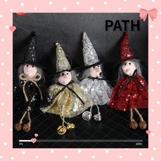 Path จี้ตุ๊กตาแม่มด หลากสีสัน สําหรับแขวนตกแต่งสวน ฮาโลวีน DIY