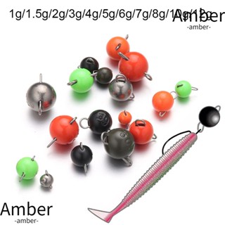 Amber อุปกรณ์ตะขอทังสเตน 6 สี สําหรับใช้ในการตกปลา