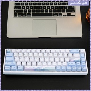 [Gazechimp] ชุดปุ่มกดคีย์บอร์ด PBT 129 คีย์ ธีมทางทะเล ทนทาน สําหรับคีย์บอร์ด Mechanical