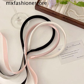 Mxfashione ที่คาดผมโบว์ถัก บัลเล่ต์ น่ารัก เรียบง่าย ไม่ลื่น เครื่องประดับผม Y2k แฟชั่น เจ้าหญิง ที่คาดผมเกาหลี