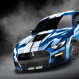 โมเดลรถยนต์จําลอง 1: 18 Ford Shelby Snake Sports Car WPPU ของเล่นสําหรับเด็ก