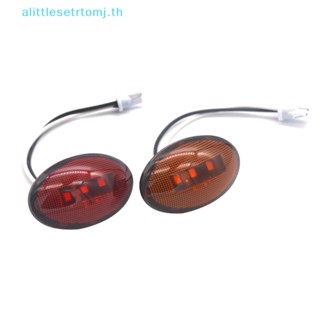 Alittlese ไฟหรี่ LED 3 ดวง 12-24V สําหรับติดด้านข้างรถบรรทุก รถพ่วง รถปิ๊กอัพ