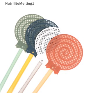 [NutriliteMelting1] ไม้ตียุง แมลง แบบพลาสติก ด้ามจับยาว สําหรับครัวเรือน