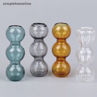 [simplehomeline] แจกันแก้วจิ๋ว 1:12 อุปกรณ์เสริม สําหรับตกแต่งบ้านตุ๊กตา สวน