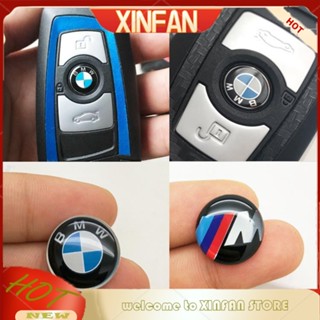 Xinfan สติกเกอร์โลโก้โลหะ เมาท์ปุ่มรีโมต สําหรับ BMW 3 Series 5 Series 7 Series X3X4X5X6