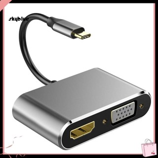 [Sy] 4 in 1 อะแดปเตอร์ฮับการ์ดรีดเดอร์ USB Type-C เป็น HDMI สําหรับ MacBook Pro