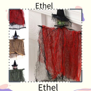 Ethel1 ตุ๊กตาแม่มด ฟักทองผี หลากสี ทนทาน สําหรับแขวนตกแต่งบ้านผีสิง