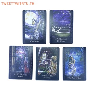 ไพ่ทาโรต์ TRTU The Solitary Witch Oracle ของเล่นเสริมโชคลาภ สําหรับครอบครัว