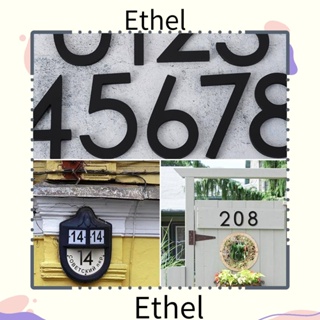 Ethel1 แผ่นป้ายตัวอักษร ตัวเลข 911 6 นิ้ว สําหรับตกแต่งบ้าน สวน