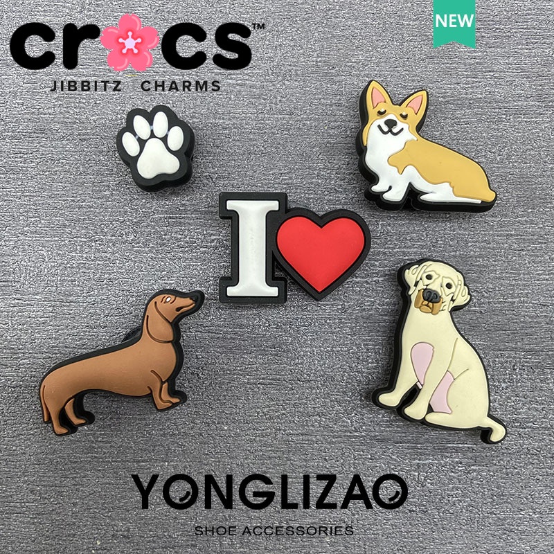 JIBBITZ Crocs charms ตัวติดรองเท้า สัตว์เลี้ยงน่ารัก ตัวติดรองเท้า Crocs