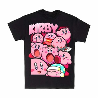 เสื้อยืดคอกลม แขนสั้น พิมพ์ลายการ์ตูน Star kirby kirby ไซซ์ 110 120 13 140 150 สําหรับเด็กผู้ชาย และผู้หญิง 2 3 4 5 6 7 8 9 10 11 12 ปี