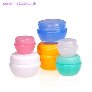 Sunshop กระปุกพลาสติกเปล่า 5 10 20 30 กรัม สําหรับใส่เครื่องสําอาง โลชั่น ครีม 10 ชิ้น