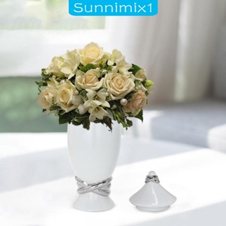 [Sunnimix1] แจกันดอกไม้ ขิง พร้อมฝาปิด สไตล์โมเดิร์น สําหรับห้องนอน คาเฟ่ วาเลนไทน์