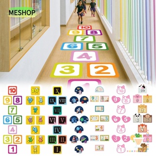 Me สติกเกอร์ ลายการ์ตูนตัวเลข Hopscotch Game ลอกออกได้ สําหรับตกแต่งบ้าน