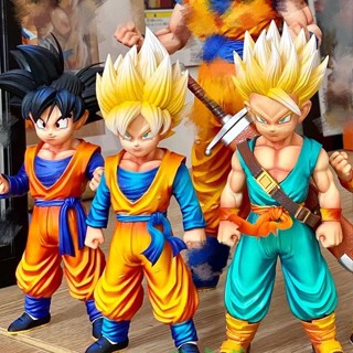 โมเดลฟิกเกอร์ Dragon Ball Tea God Son Goten Trunks gros1/6 Series gk 05 สี สําหรับตกแต่ง