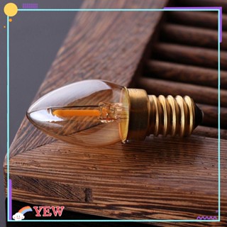 Yew หลอดไฟ LED E12 E14 0.5W 1W 6000K สีขาวอบอุ่น