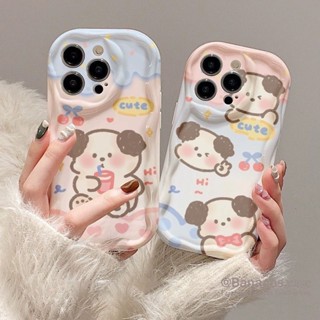 เคสโทรศัพท์มือถือ แบบใส ลายการ์ตูนหมี สําหรับ iPhone 14 Plus 14 13 12 11 Pro Max X Xr Xs Max 7 8 Plus