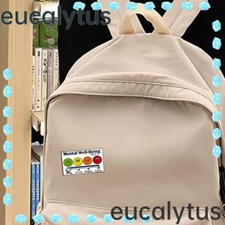 Eucalytus1 เข็มกลัด รูปการ์ตูน My Social Mood Switching My Social สําหรับติดกระเป๋าเป้สะพายหลัง