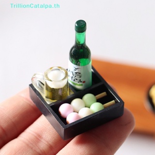 Trillioncatalpa อาหารซูชิญี่ปุ่น ขนาดเล็ก สเกล 1/6 อุปกรณ์เสริม สําหรับบ้านตุ๊กตา TH