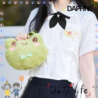 Daphne กระเป๋าสะพายไหล่ ลายการ์ตูนกบตลก ใส่โทรศัพท์มือถือได้ สําหรับผู้หญิง