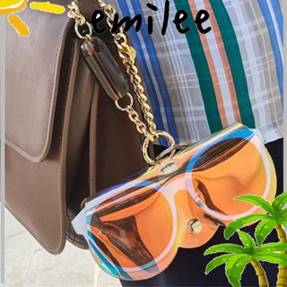 Emilee เคสแว่นตา PVC แบบใส ป้องกันเลเซอร์ เป็นที่นิยม