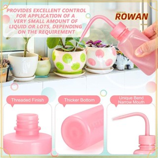 Rowans ขวดบีบพลาสติก ขนาด 250 มล. พกพาง่าย ไม่ต้องบีบ สีขาว สําหรับทําความสะอาดขนตา 2 ชิ้น