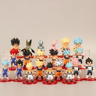 ตุ๊กตาฟิกเกอร์ Dragon Ball Son Goku Kacarot Vegeta Demon Buuu Frieza Saru 21 ชิ้น