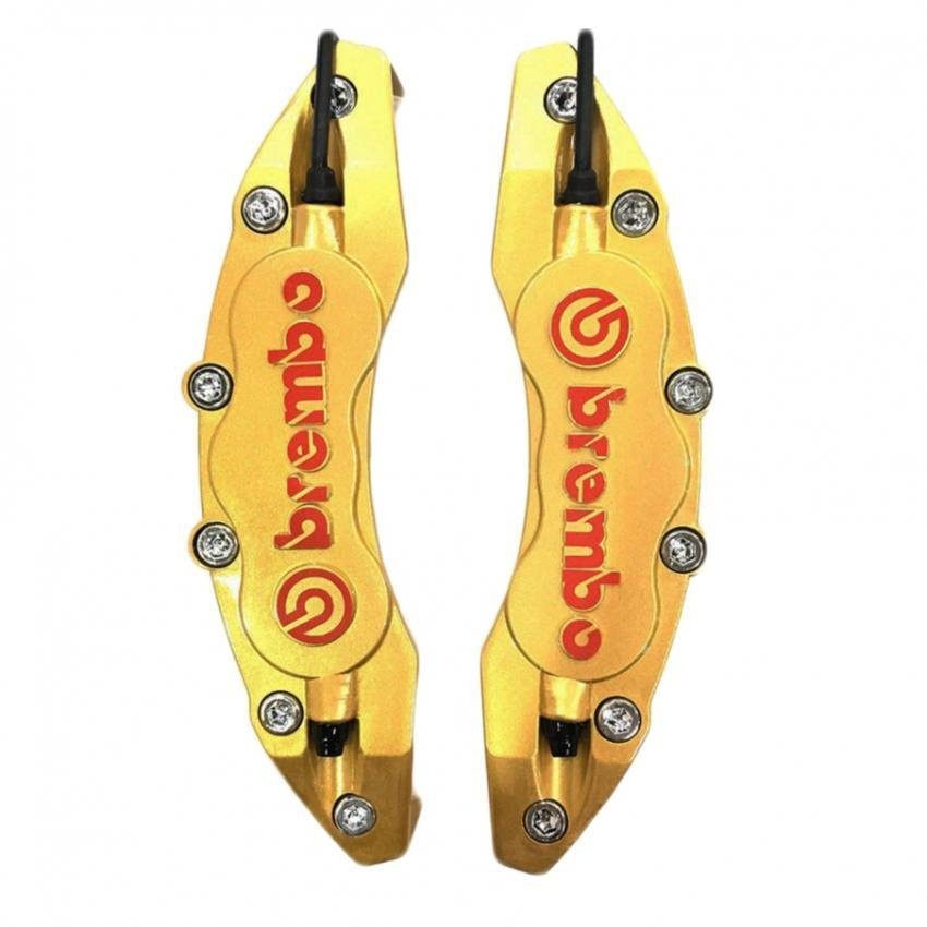 ครอบคาลิปเปอร์ บนดิสเบรคด้านหน้า สำหรับล้อแมคแต่งรถยนต์ทุกรุ่นสีทอง (GOLD) 84-racing