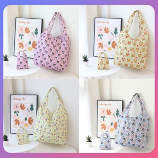 ☛ Sanrio Shopping Bag กระเป๋าช้อปปิ้งพิมพ์ลายกันน้ำพับได้ Plaid Environmental Protection Bag 2 In One Shopping Bag srlive