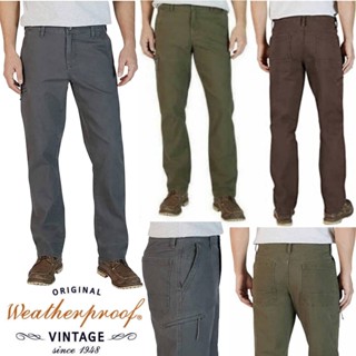 กางเกง workwear แบบ cargo Weatherproof Vintage Flex Utility Stretch Canvas แท้ 💯