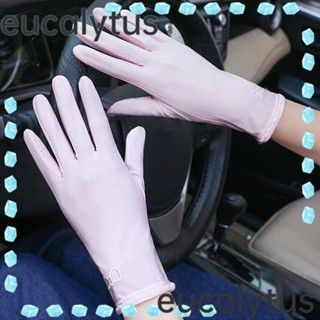 Eucalytus1 ถุงมือ ผ้าเรยอน กันแดด เหมาะกับฤดูร้อน สําหรับขี่จักรยาน