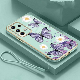 [พร้อมส่ง] เคสโทรศัพท์มือถือแบบนิ่ม ขอบสี่เหลี่ยม ลายมอนสเตอร์ สติตช์ สีวาว สําหรับ Samsung A73 5G A53 A33 A13 A72 5G Galaxy A23 A13 A03s A02s A52 A52s