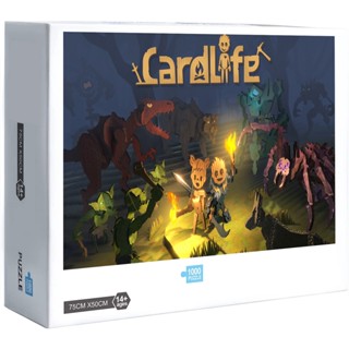 Cardlife: ขายดี จิ๊กซอว์ไม้ปริศนา เกมครอบครัว สําหรับตกแต่งผนังบ้าน