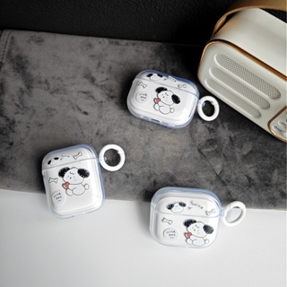 เคสหูฟัง ลายการ์ตูนลูกสุนัข สําหรับ Apple AirPods 1 2 Pro 3 Pro2