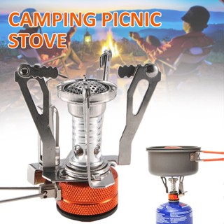 New Mini Butane Propane Canister Stove Burner Camping Cooking Foldable Hiking