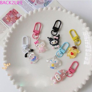 Back2life พวงกุญแจเรซิ่น จี้การ์ตูนแมวน่ารัก สไตล์เกาหลี ของขวัญ สําหรับรถยนต์