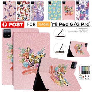 เคสโทรศัพท์มือถือหนัง ฝาพับ พร้อมช่องใส่บัตร ขาตั้งวาง สําหรับ Xiaomi Mi Pad 6 Xiaomi Mi Pad 6 Pro 11 นิ้ว 2023