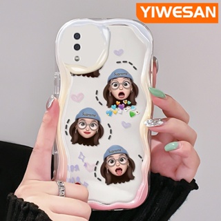 เคสโทรศัพท์มือถือแบบนิ่ม ใส ลายอีโมติคอน TikTok Girl สีสันสดใส สําหรับ Samsung galaxy A11 M11 A10