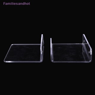 Familiesandhot&gt; 1 ชิ้น อะคริลิคใส ชั้นติดผนัง ชั้นวางธง ชั้นติดผนัง สําหรับห้องน้ํา ห้องนั่งเล่น อย่างดี