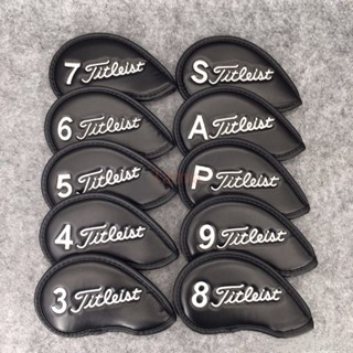 ผ้าคลุมหัวไม้กอล์ฟ หนัง Pu กันน้ํา (4,5,6,7,8,9,P,A,S) สําหรับ Iron Taylormade Iron Head Cover 10 ชิ้น/ล็อต