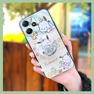 Silicone drift sand Phone Case For Redmi Note12R Anti-dust Dirt-resistant glisten Soft Case Cute Anti-knock protective