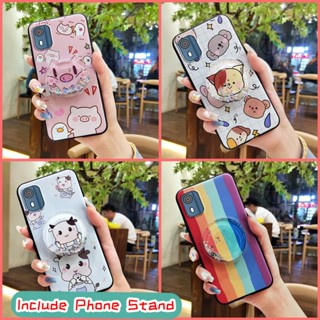 Soft Case TPU Phone Case For Nokia C02/TA-1522 Cartoon drift sand Cute Fashion Design Waterproof Durable Anti-dust Kickstand