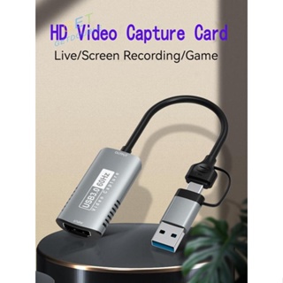 [Getdouble.th] ตัวแปลงวิดีโอ HD เป็น Type-C USB3.0 HD 1080P 4K 60Hz สําหรับ Youtube Live Streaming