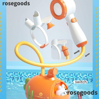 Rosegoods1 ของเล่นอาบน้ํา สปริงเกลอร์ ฝักบัว อ่างอาบน้ํา สเปรย์น้ํา อ่างอาบน้ําเด็ก ของเล่น