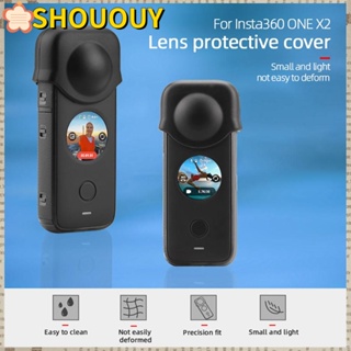 Shououy ฝาครอบเลนส์กล้อง ป้องกันรอยขีดข่วน สําหรับ Insta360 ONE X2