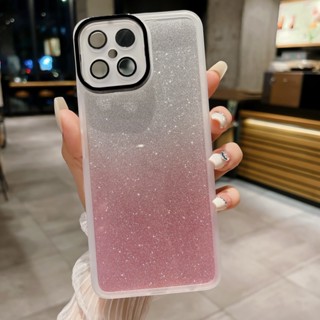 เคสใส กลิตเตอร์ กันกระแทก เคสโทรศัพท์ สําหรับ HuaWei Nova9/9SE Nova Y70/Y70 Plus Nova Y90 กันชน ป้องกันกล้อง เคสโทรศัพท์ นิ่ม