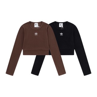 ❤️❤️【พร้อมส่ง】❤️❤️ Adida** ใหม่ เสื้อกันหนาวคาร์ดิแกน แขนยาว ผ้าถัก ปักลาย สําหรับผู้หญิง 2023