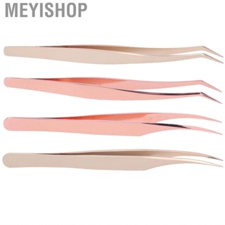 Meyishop Grafting Tweezers Fine Tip Stainless Steel Eyelash Extension Too